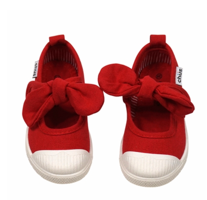 Athena Red Mary Jane With Bow