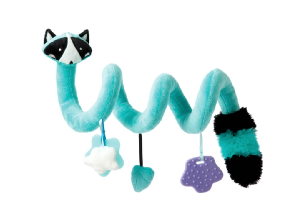 Blue Raccoon Activity Spiral