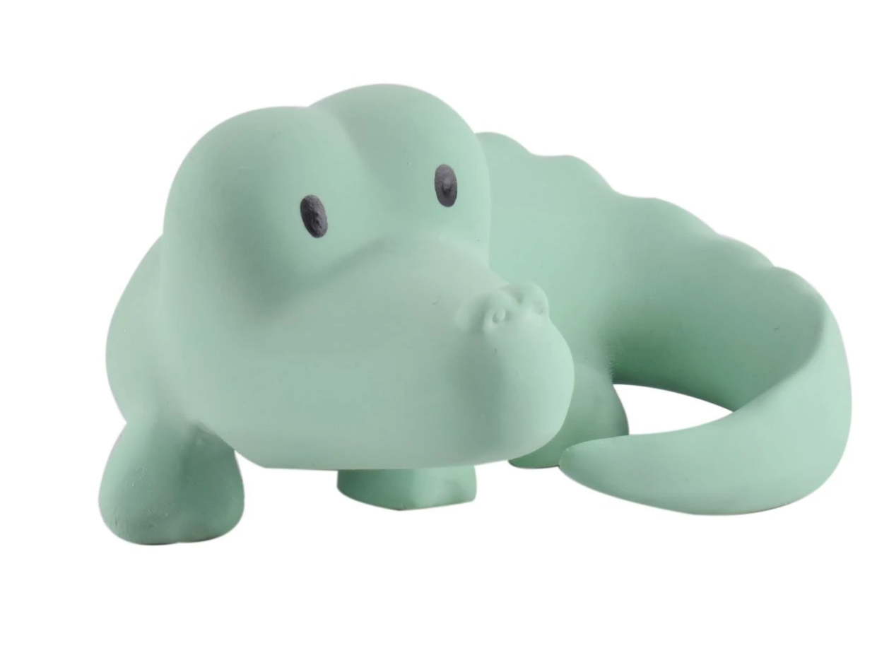 Crocodile Natural Rubber Rattle