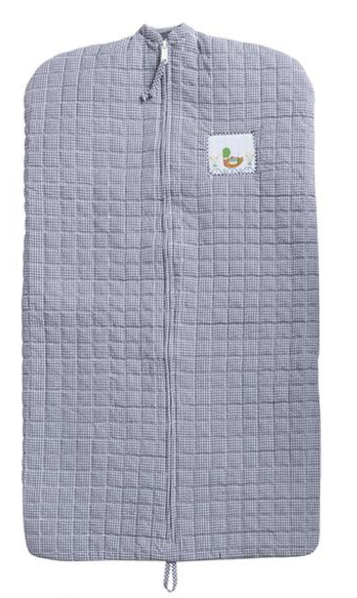Quilted Luggage Garment Bag Navy - Mallard