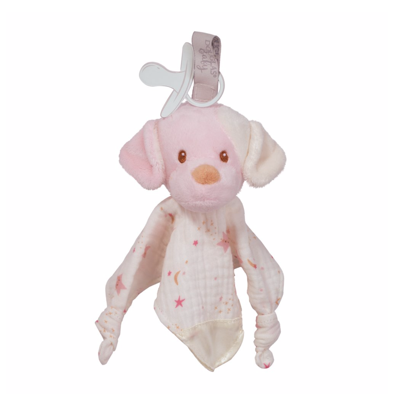 Rosy Cream Puppy Paci Lovey