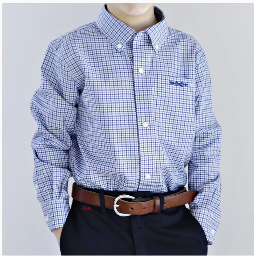 Bowen Arrow Button Down Haddrell's Point Plaid