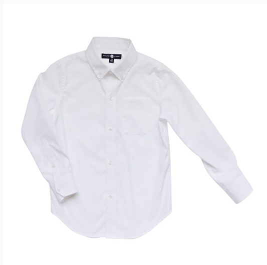 Bowen Arrow Button Down Wentworth White