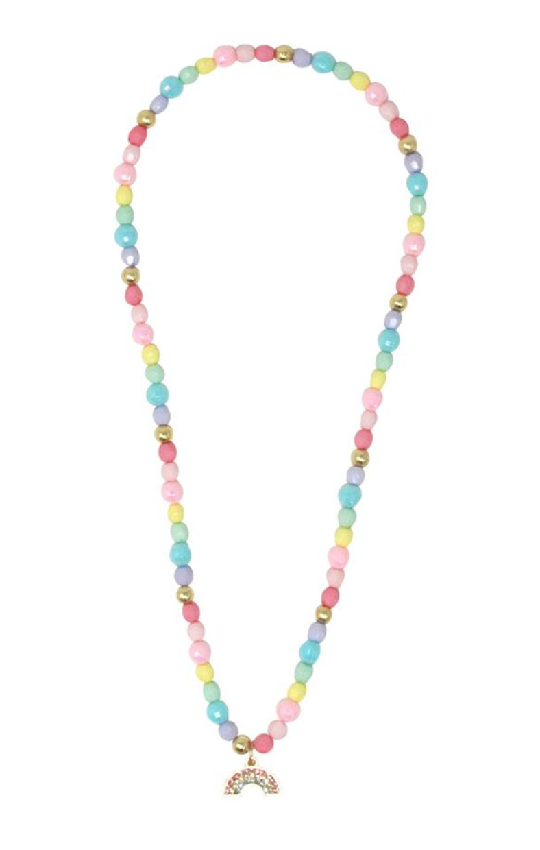 Smile Be Happy Rainbow Necklace