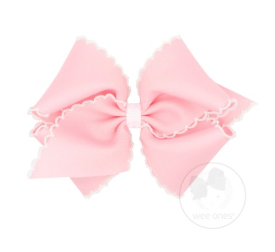 Small Classic Grosgrain Moonstitch Bow