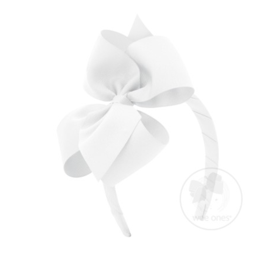 Medium Classic Grosgrain Bow on Headband