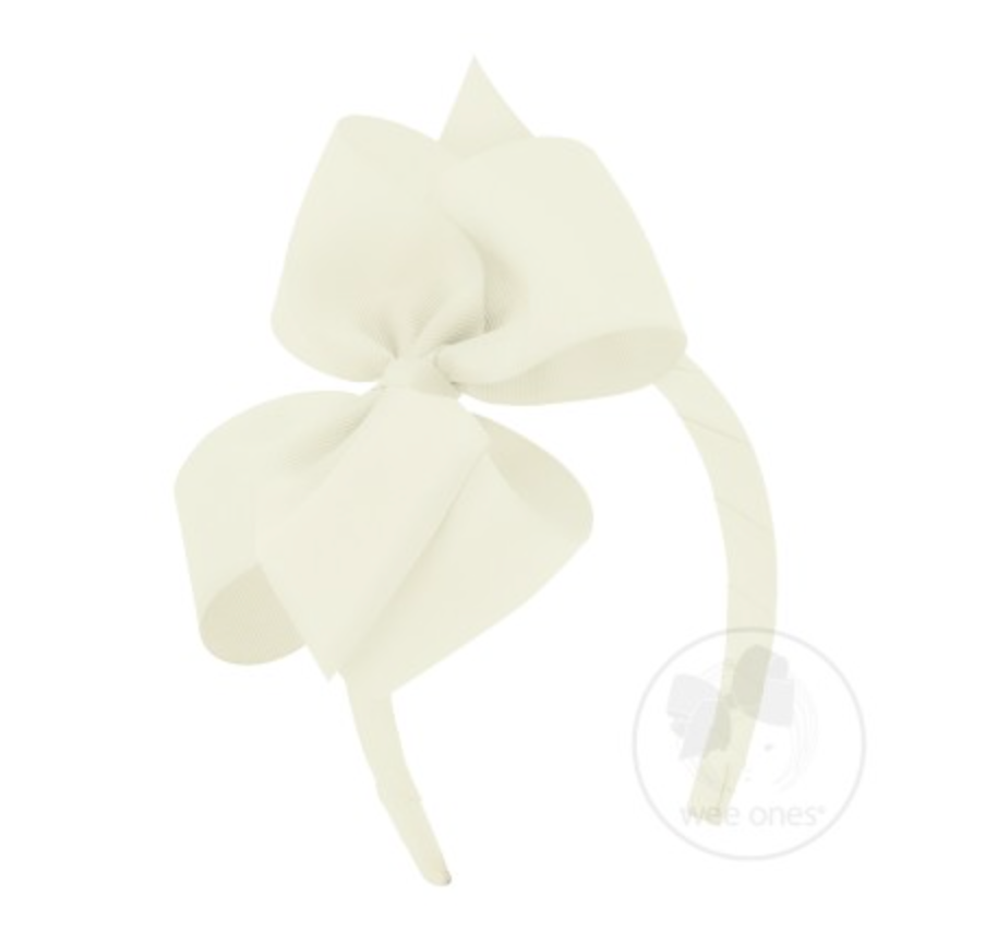 Medium Classic Grosgrain Bow on Headband