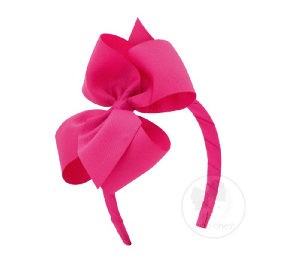 Medium Classic Grosgrain Bow on Headband