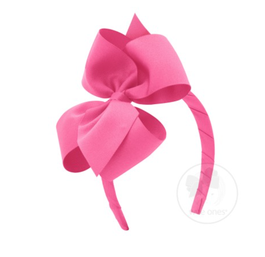 Medium Classic Grosgrain Bow on Headband