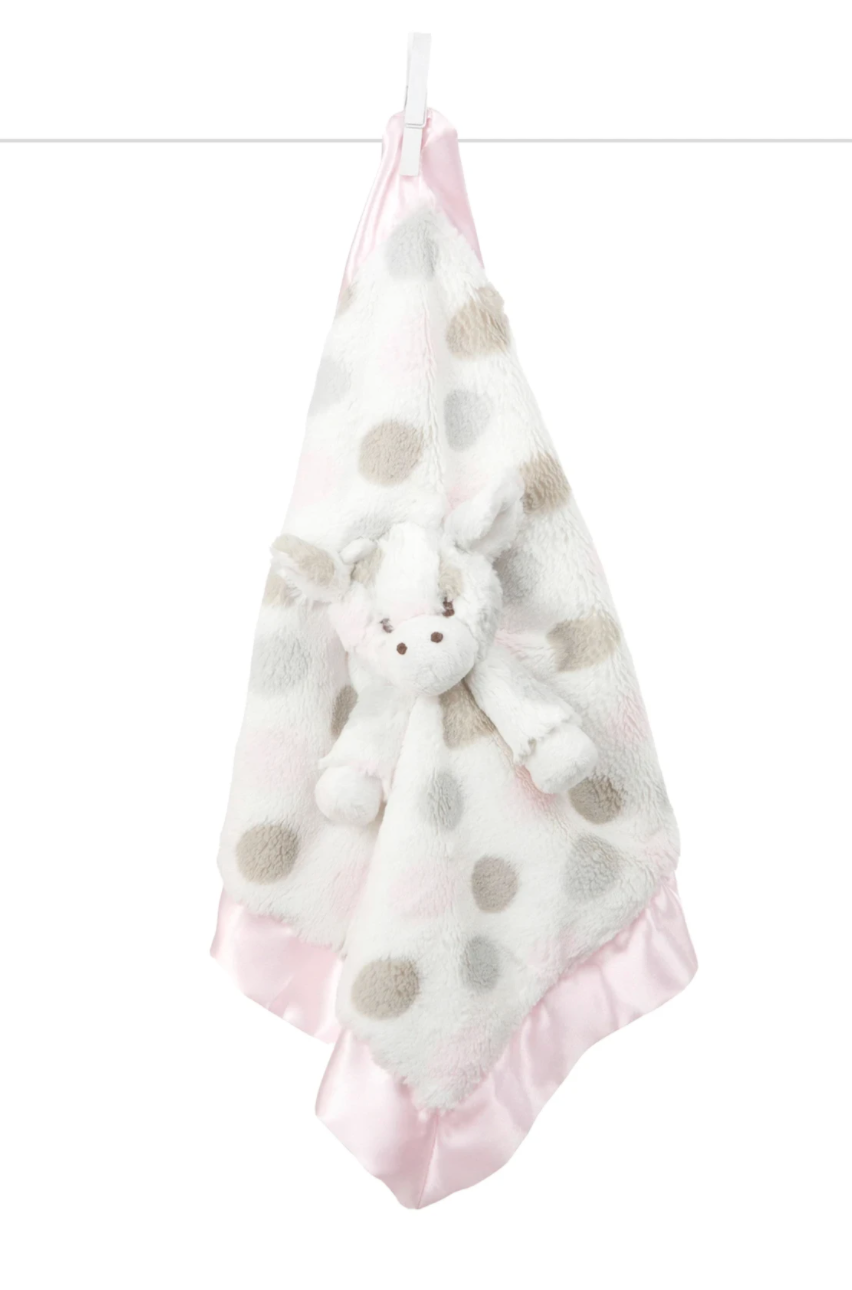 Little Animal Blanky Giraffe Pink