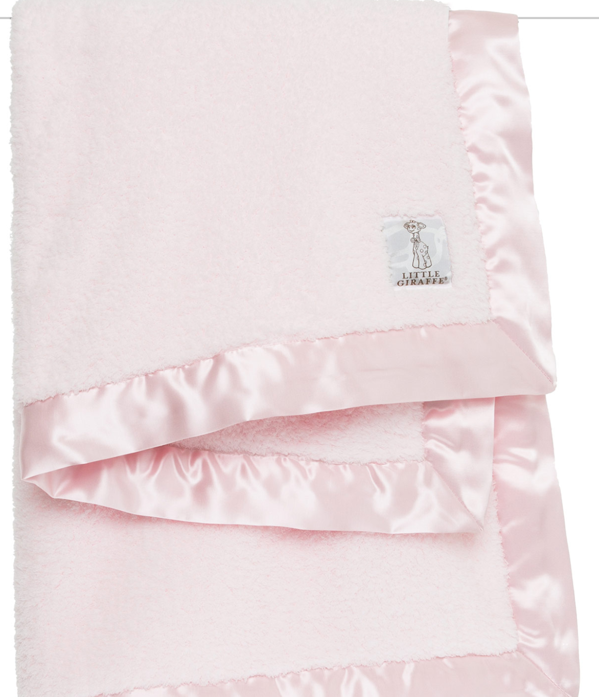 Chenille Baby Blanket Pink