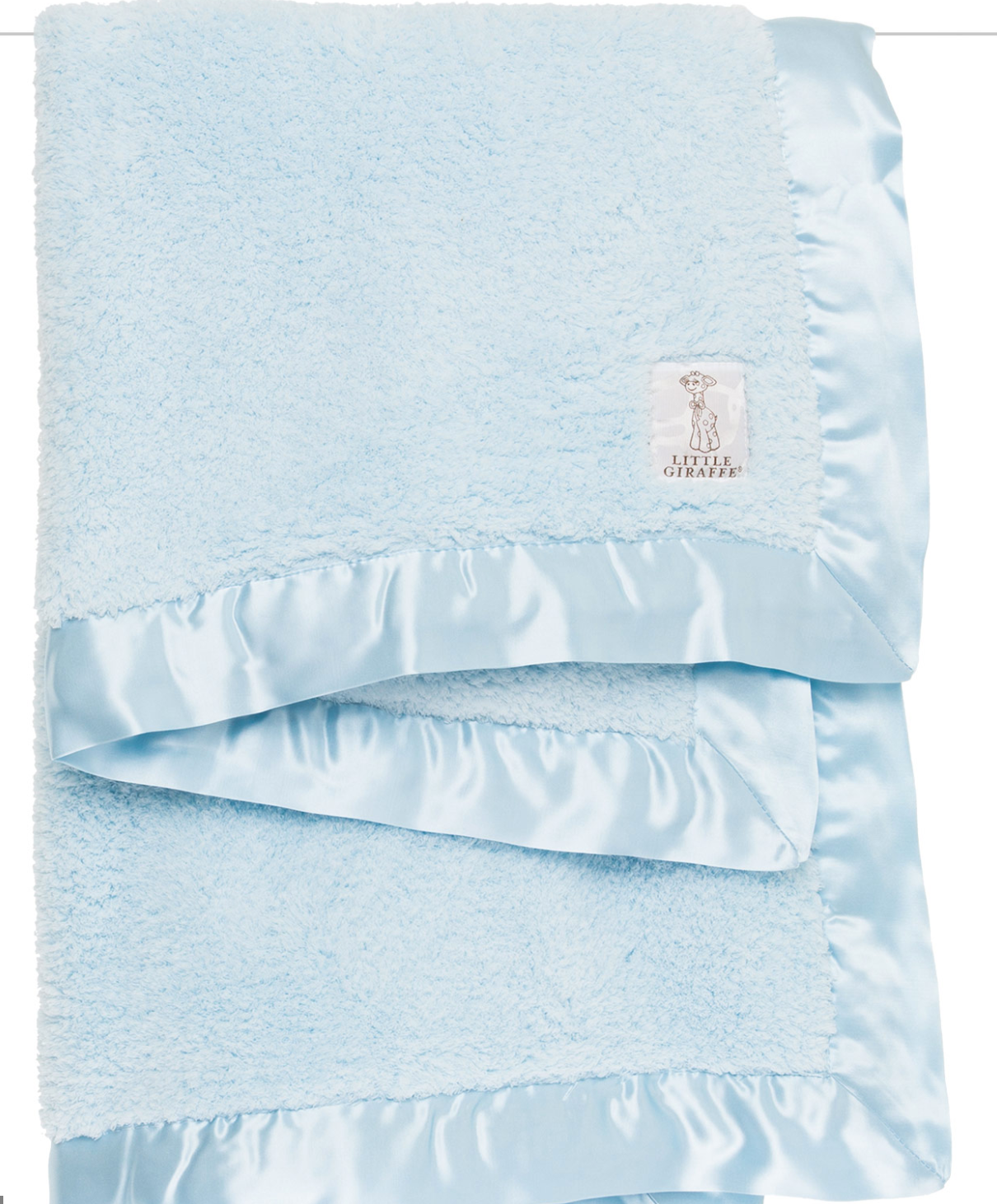 Chenille Baby Blanket Blue