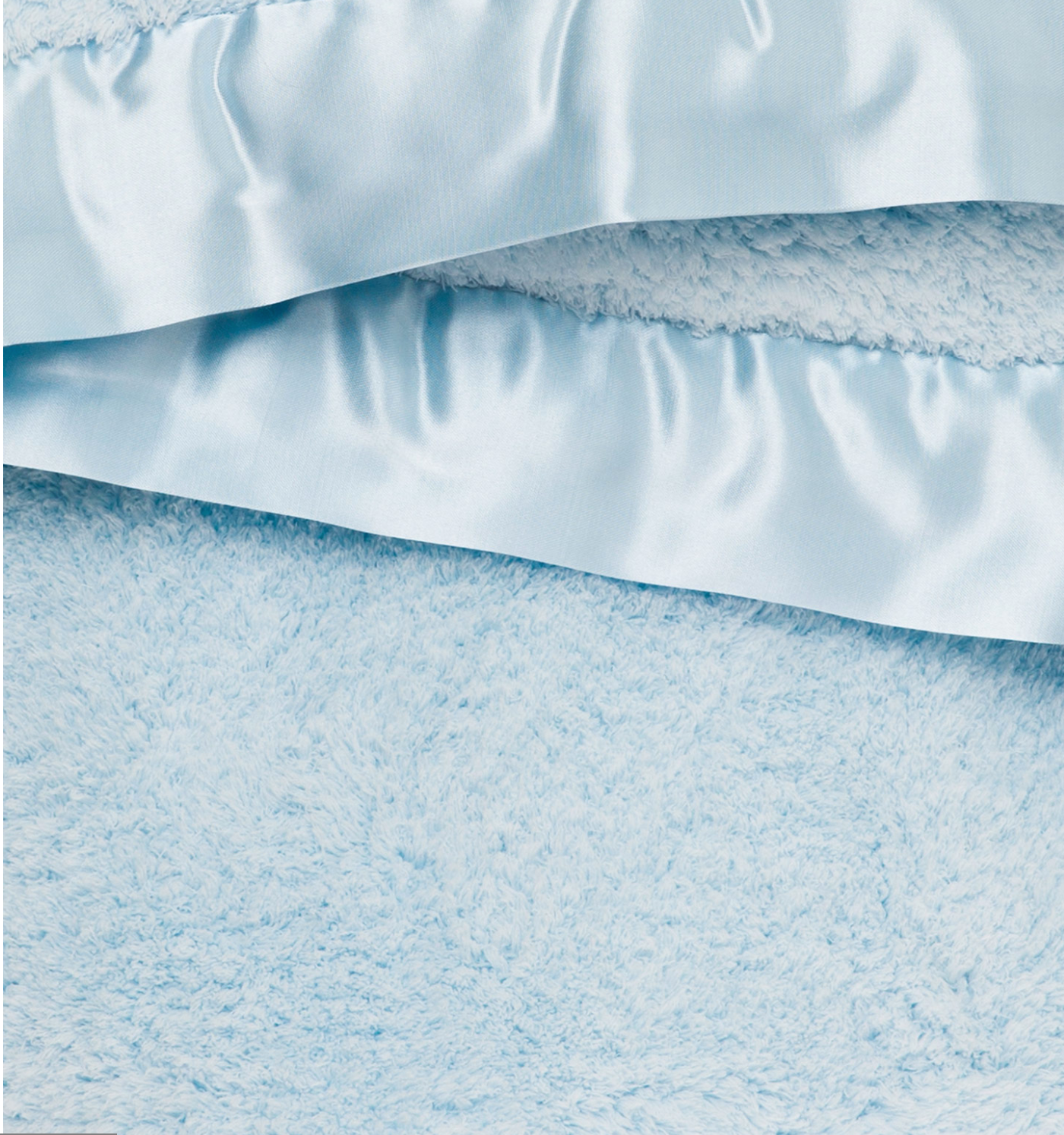 Chenille Baby Blanket Blue