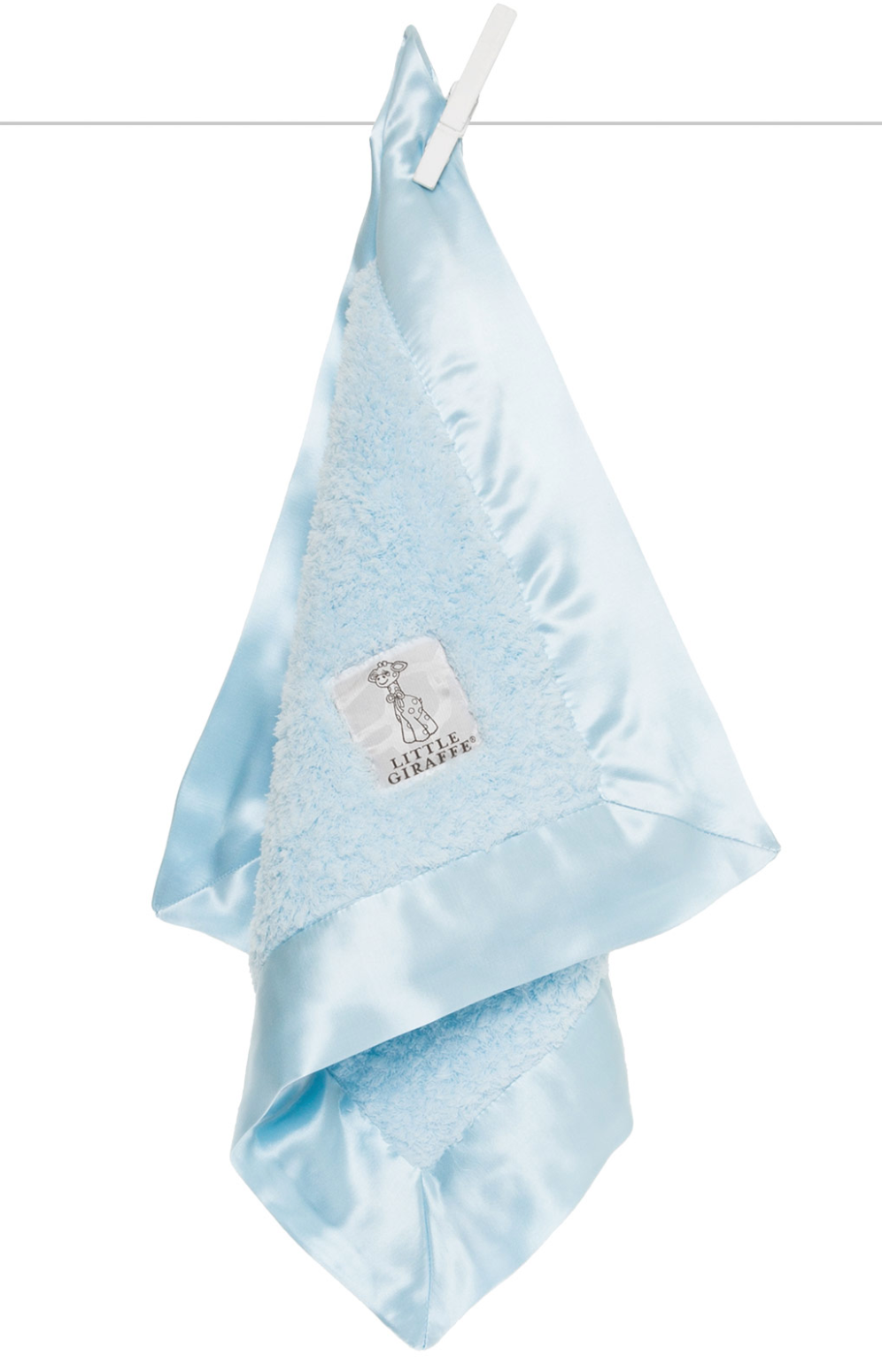 Chenille Baby Blanky Blue