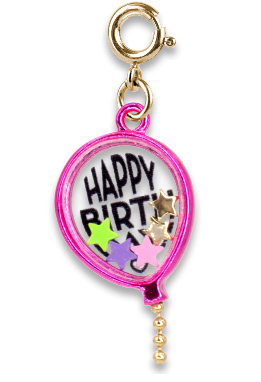 Charm - Gold Birthday Balloon