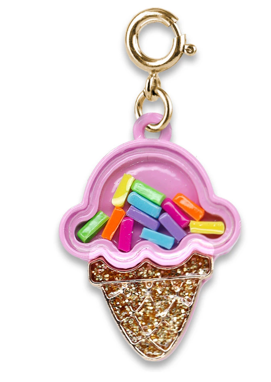 Charm - Gold Ice Cream Cone Shaker