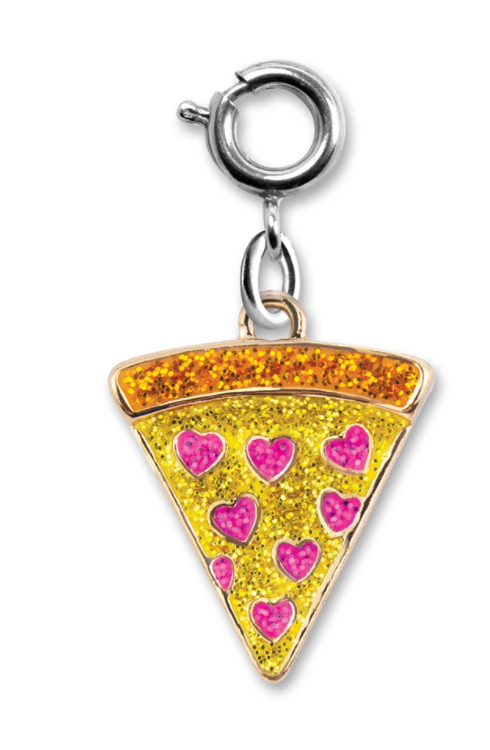 Charm - Silver Pizza