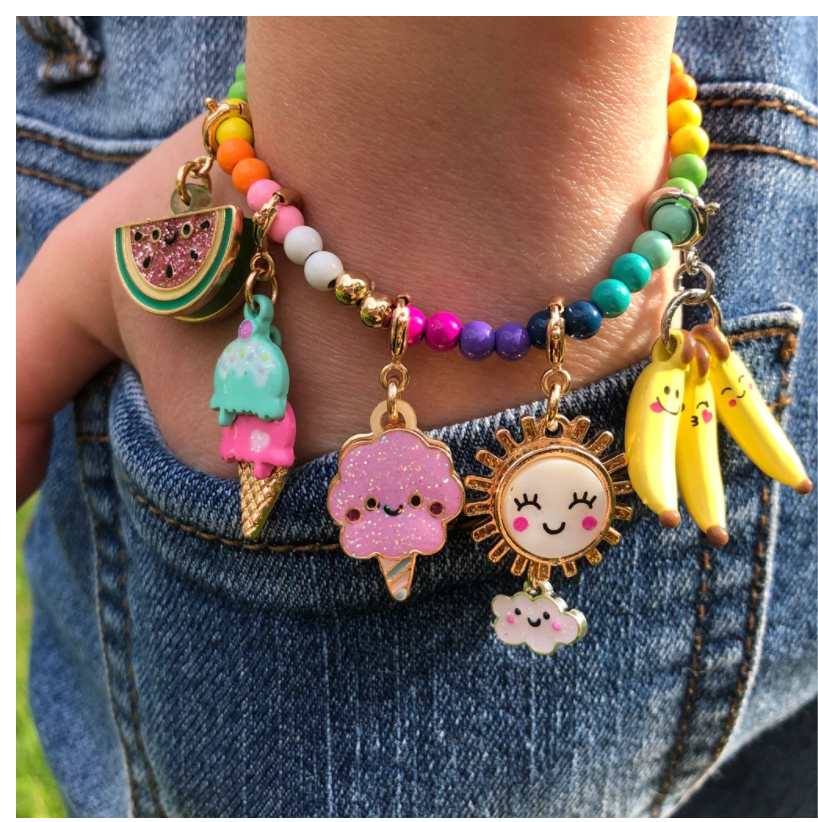 Rainbow Stretch Bead Bracelet