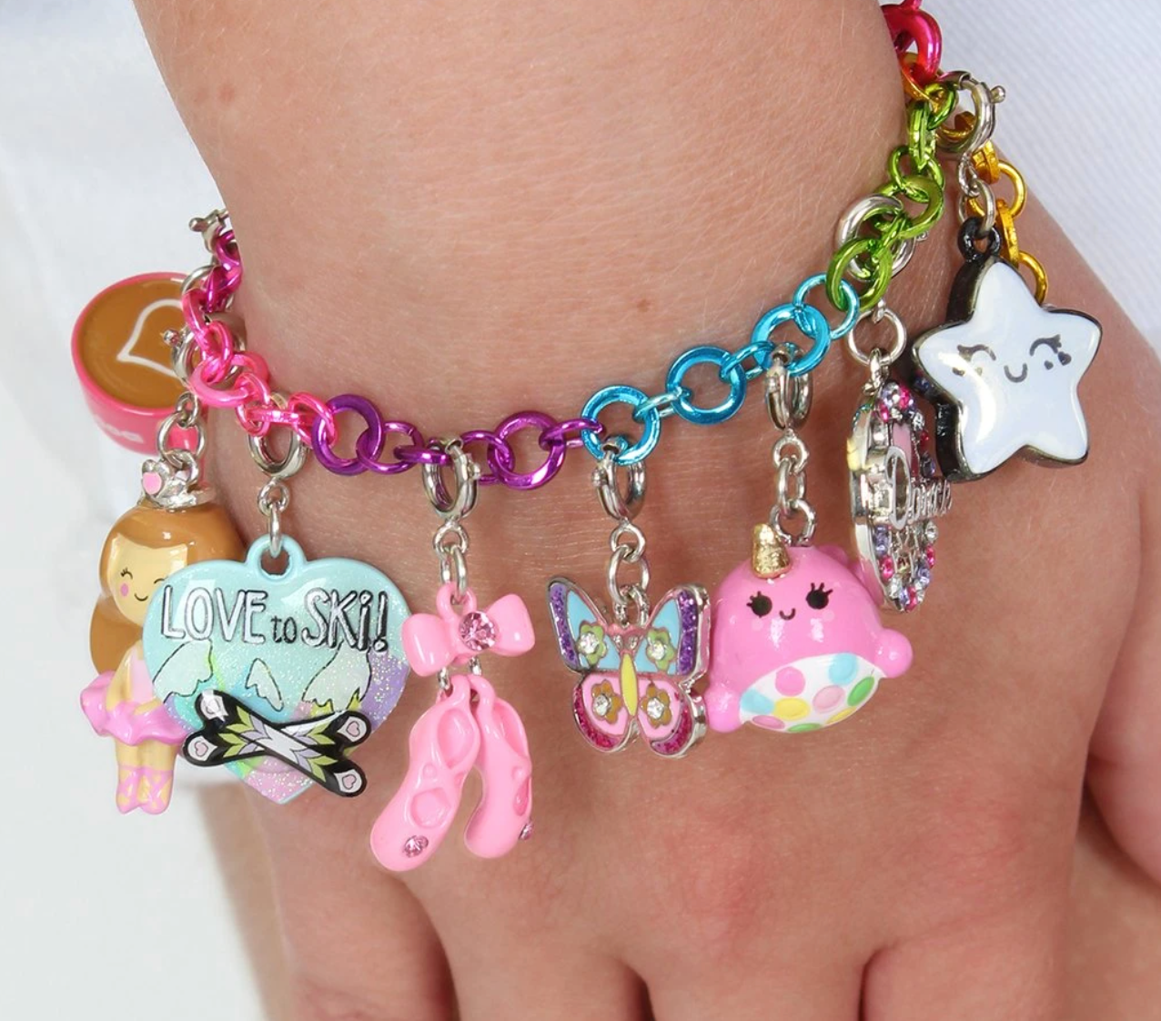 Rainbow Chain Bracelet