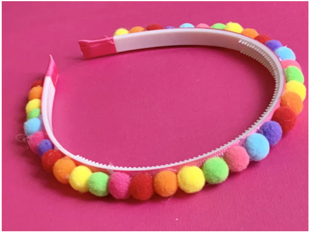 Headband Pom Poms