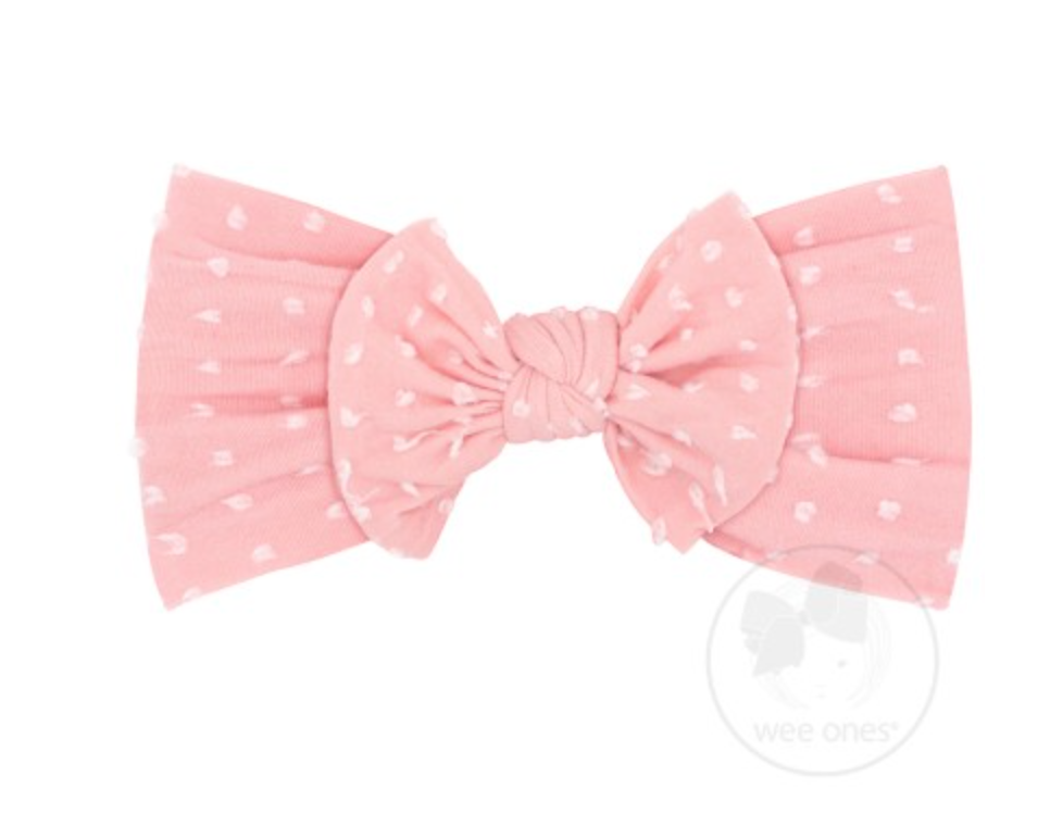 Shabby Dot Nylon Bow