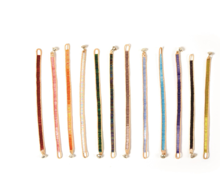 Bracelet - Color Bar Beaded