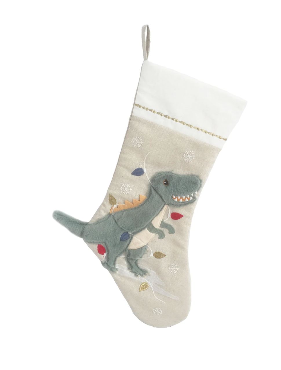 Festive Dino Stocking