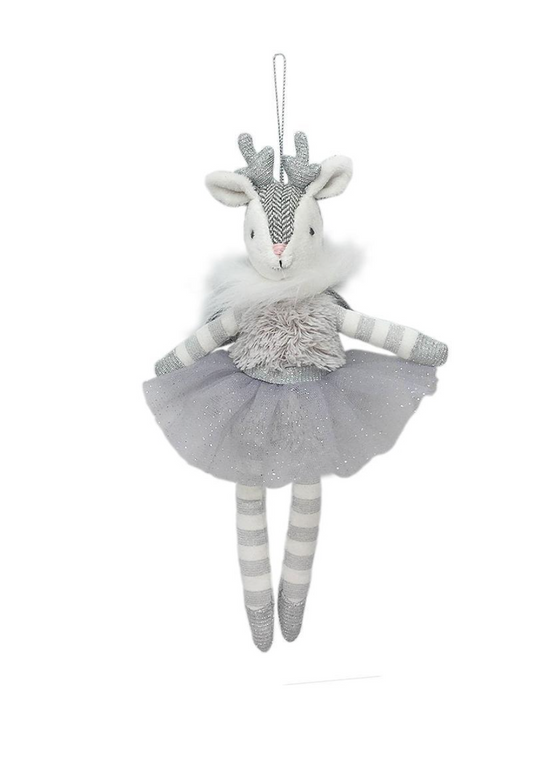 Reindeer Angel Doll Ornament