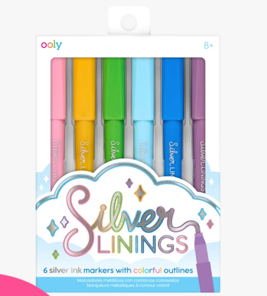 Silver Linings Outline Markers