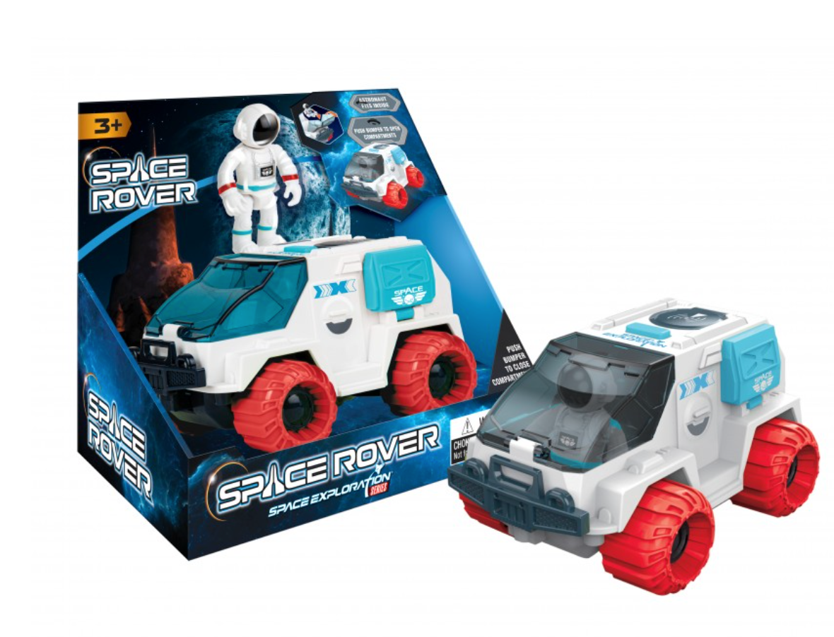 Friction Space Rover With Astronaut