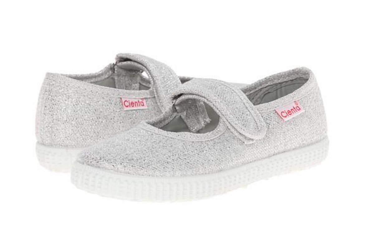 Mary Jane Silver Sparkle