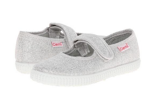 Mary Jane Silver Sparkle