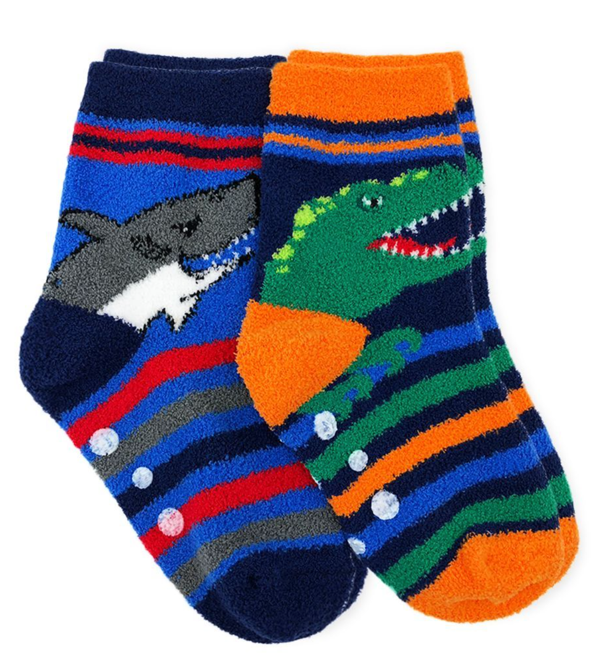 Boys Fuzzy Slipper Socks