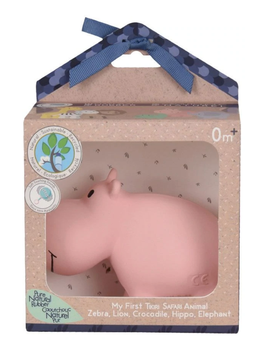 Hippo Rattle, Teether, Bath Toy