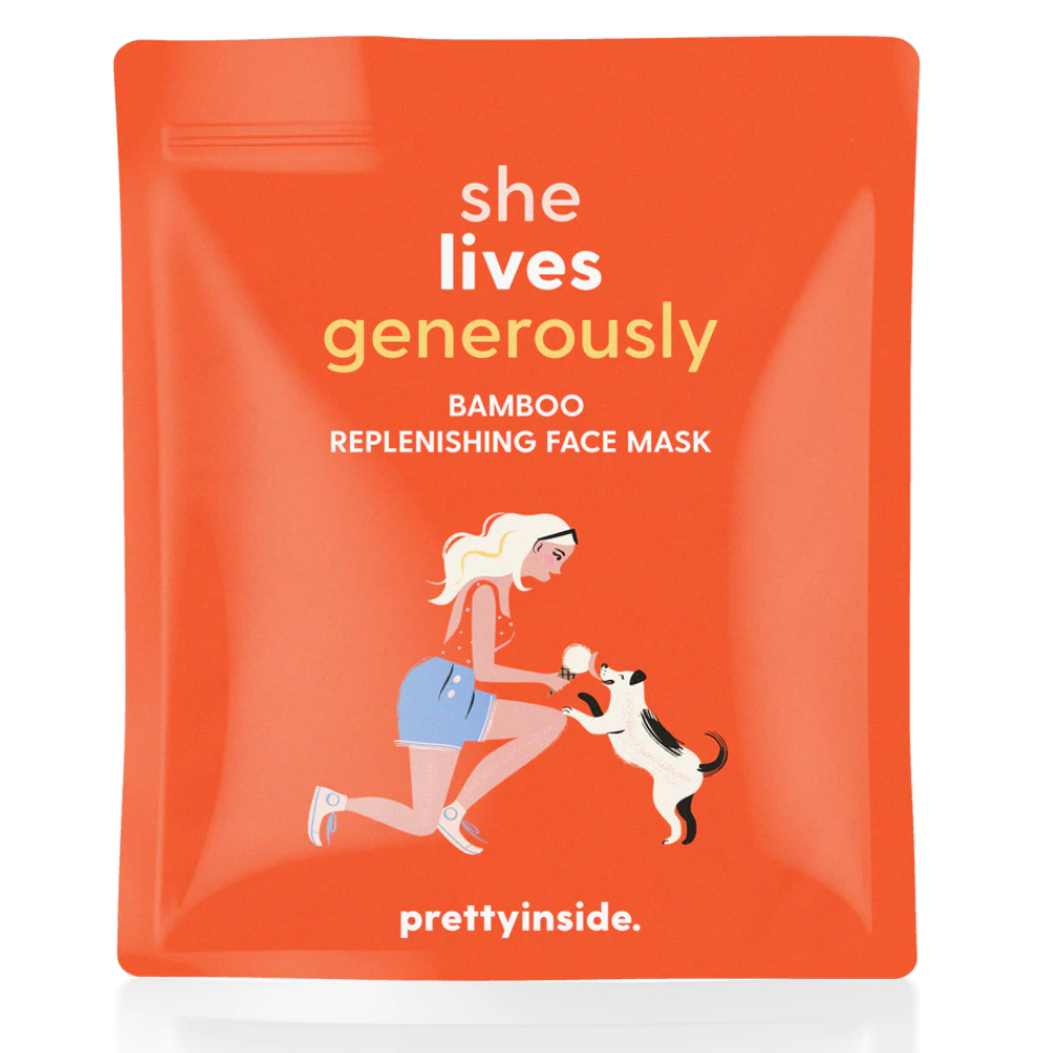 She Lives Generously Face Mask
