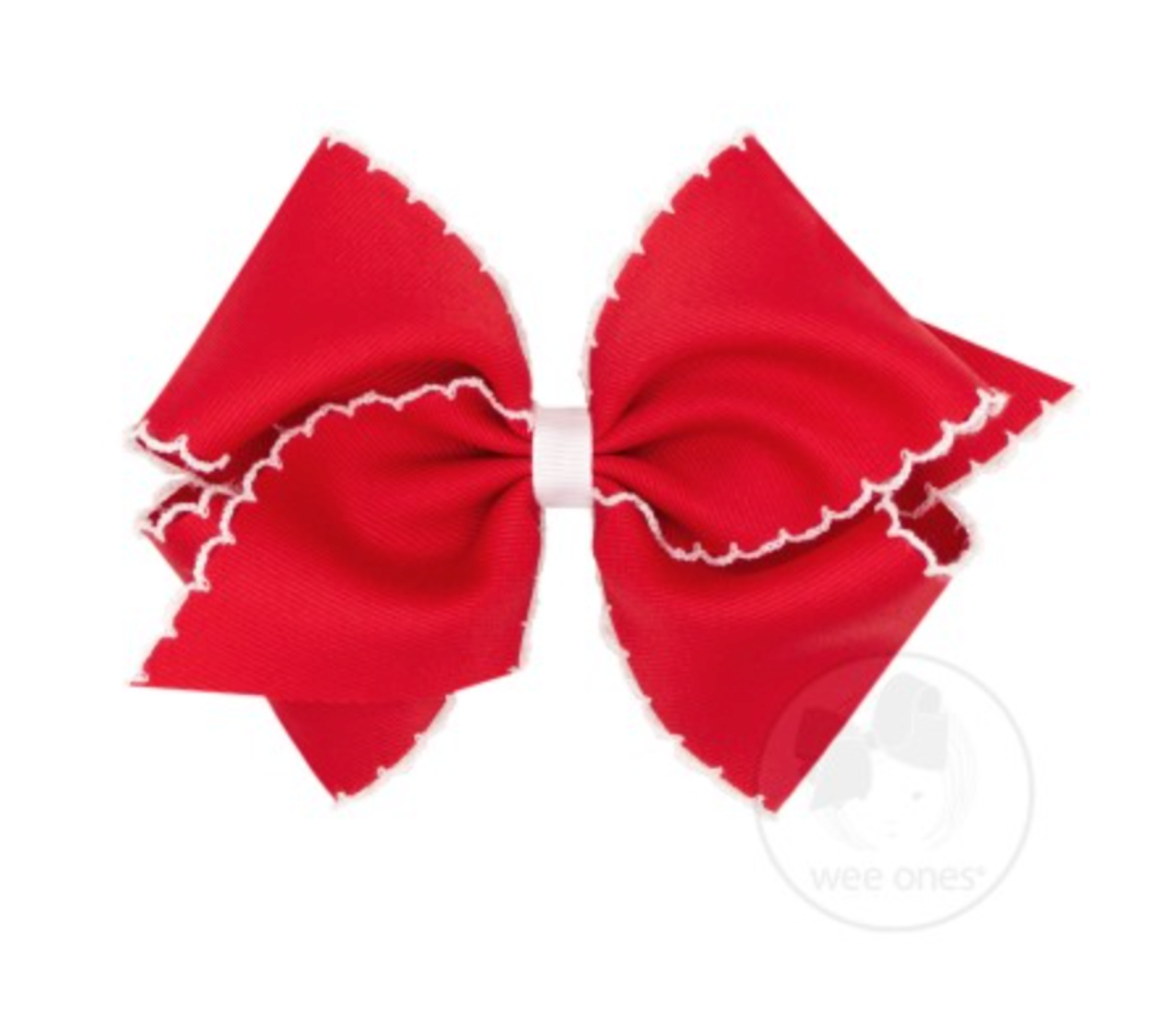 Medium Moonstitch Grosgrain Bow