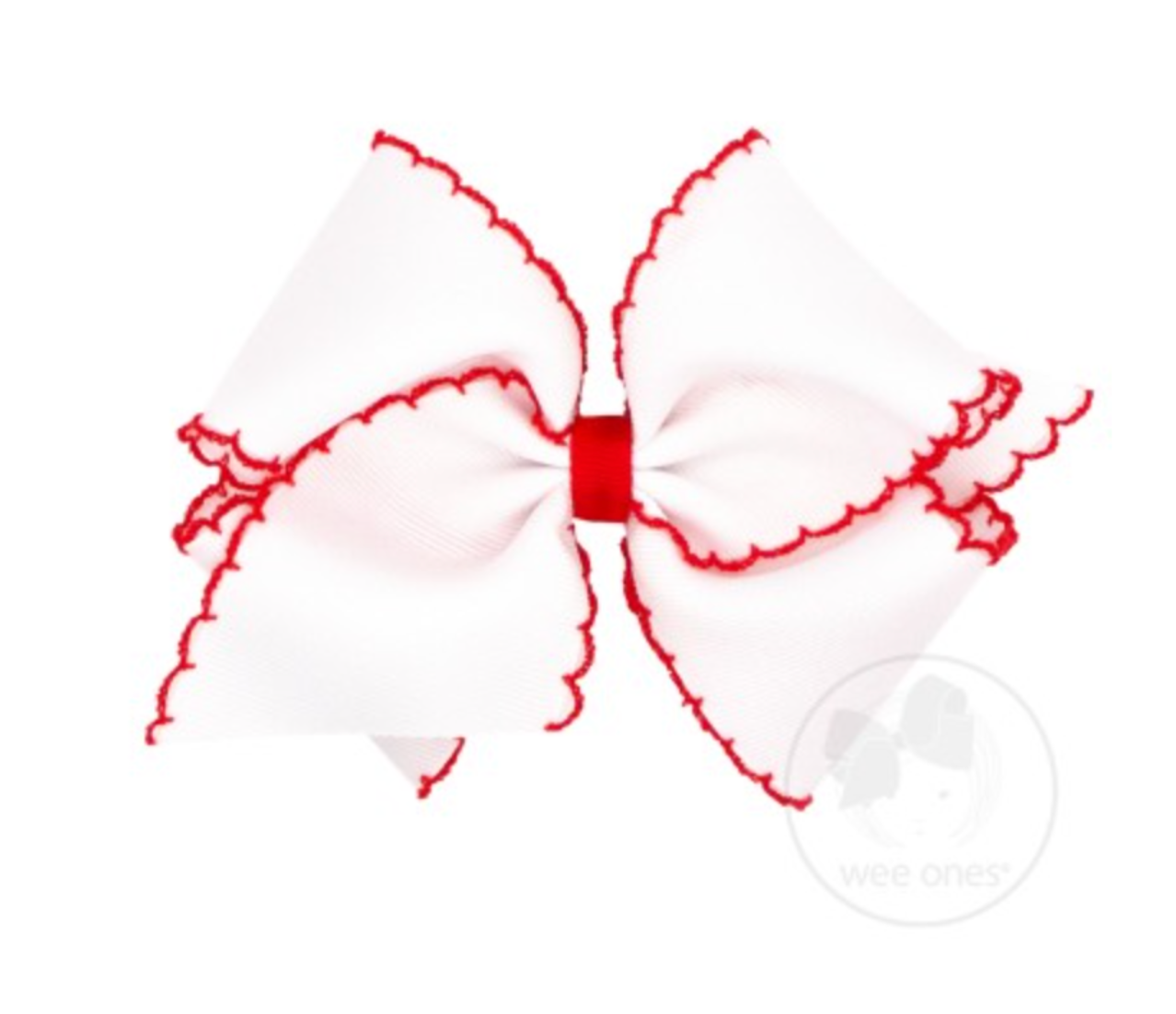 Medium Moonstitch Grosgrain Bow