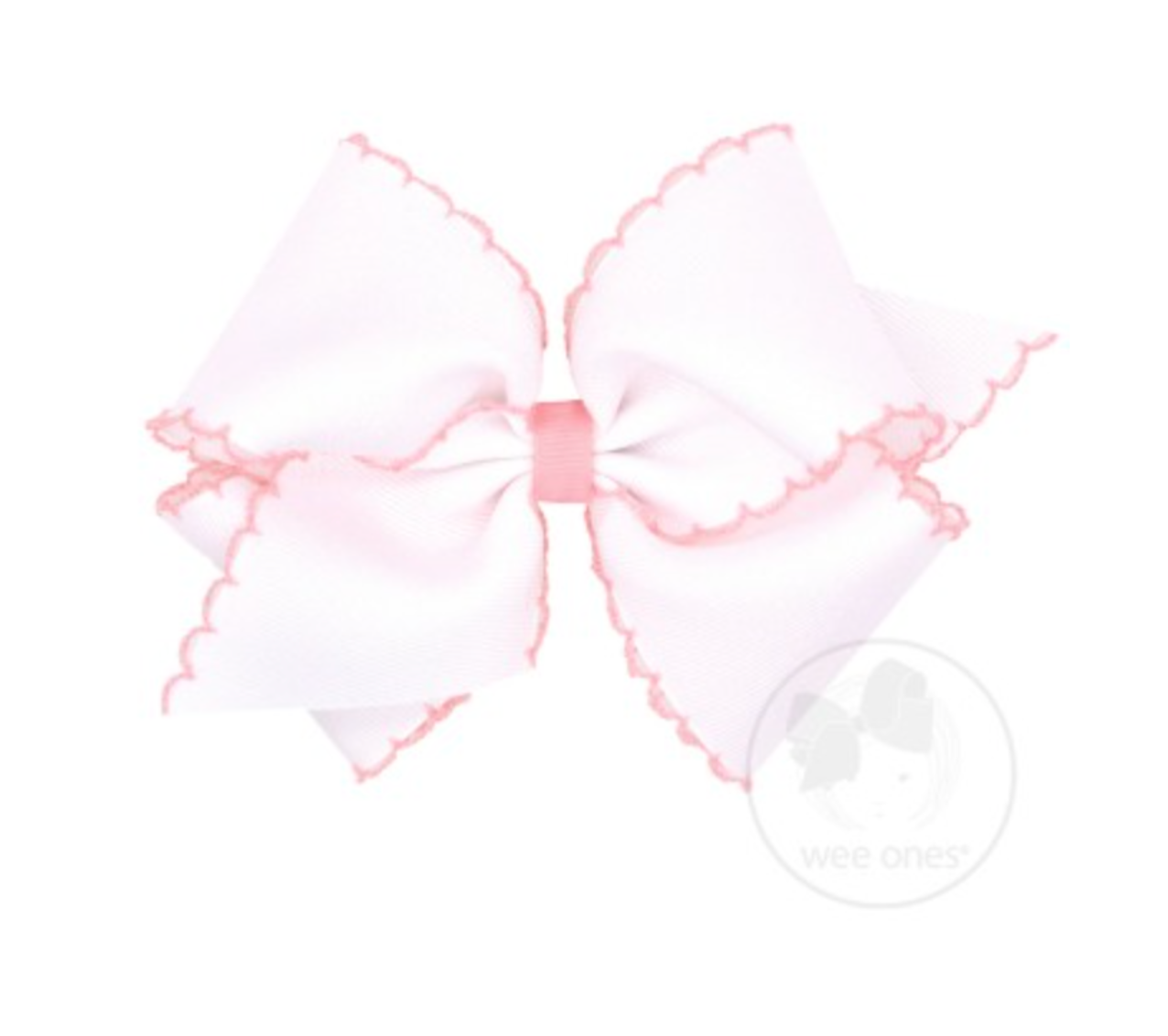 Medium Moonstitch Grosgrain Bow