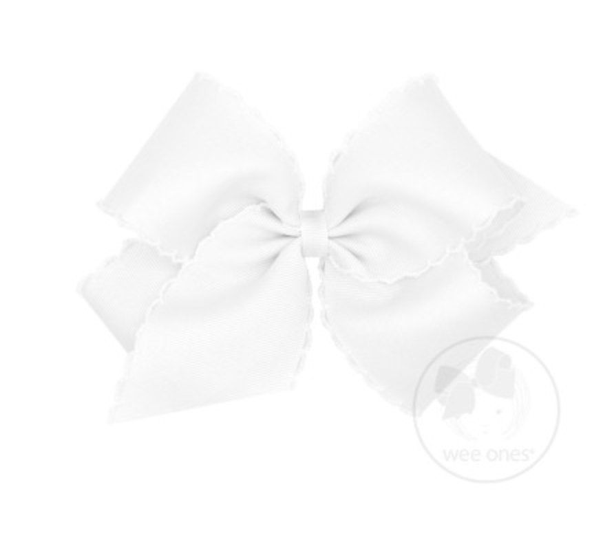 Medium Moonstitch Grosgrain Bow