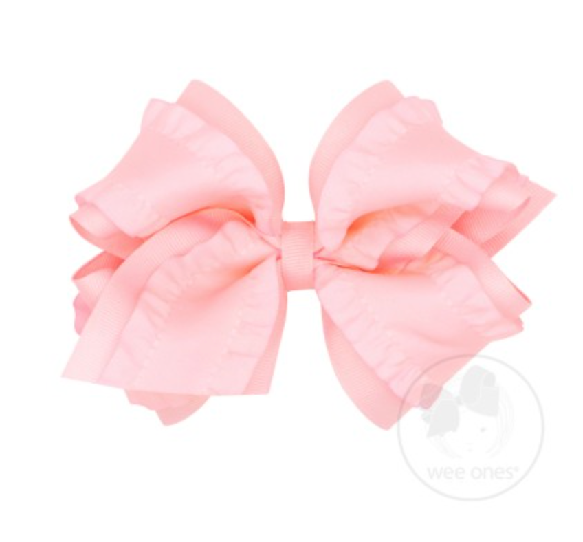 Ruffled Edge Bow