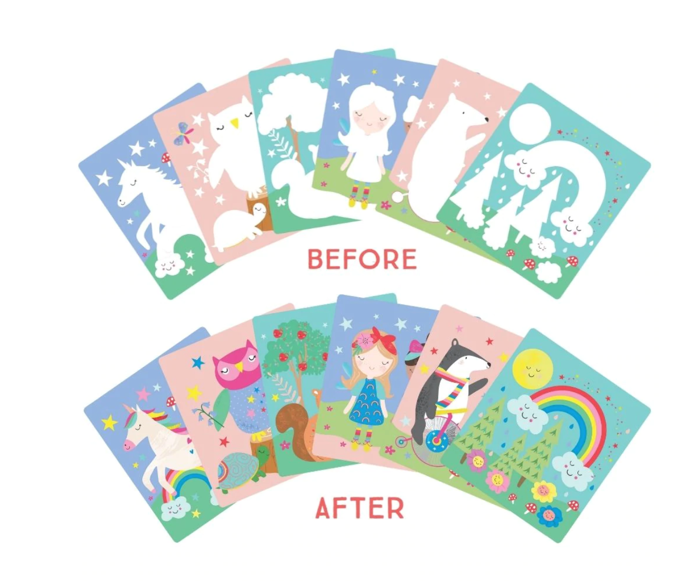 Magic Water Colour-In Pad Rainbow Fairy