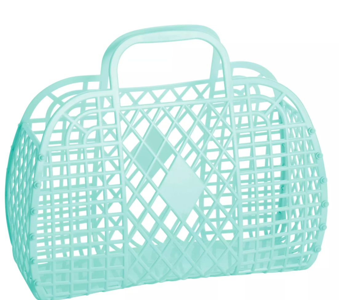 Retro Basket Large Mint