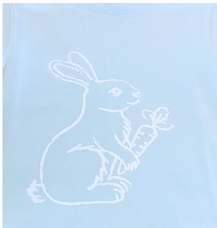 Light Blue Bunny Tee