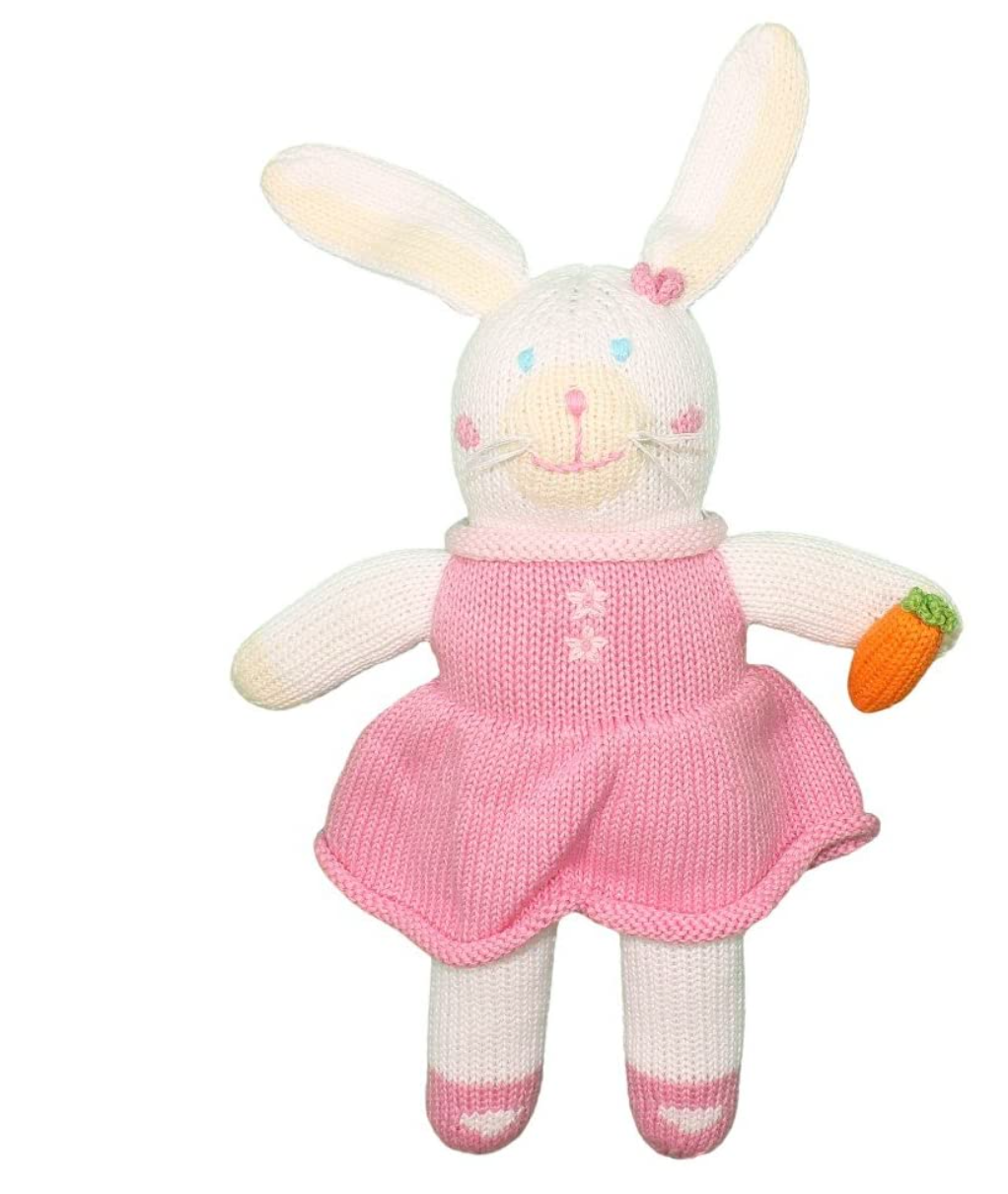 Girl Bunny 7" Rattle
