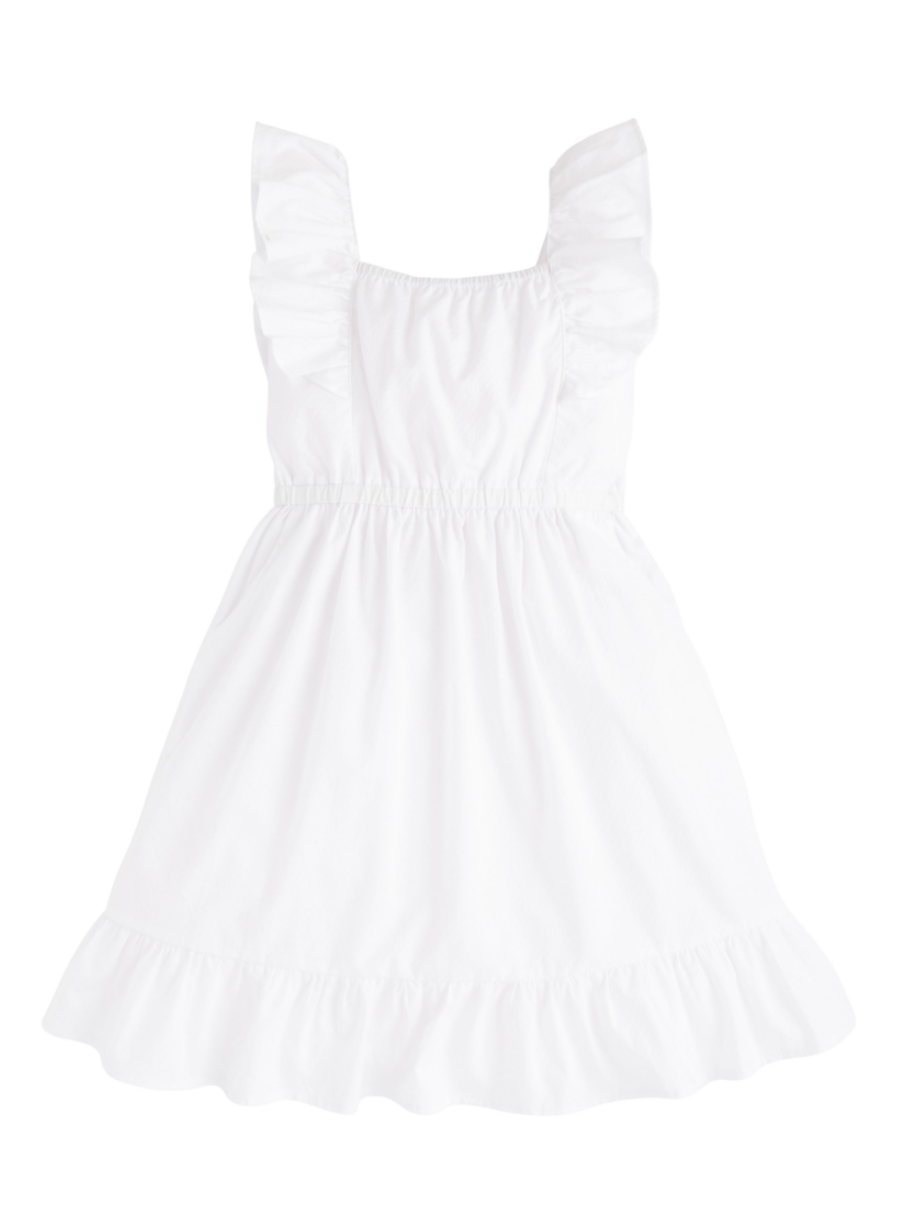 Brighton Dress White Polka Dot