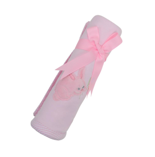 Pink Bunny Receiving Blanket