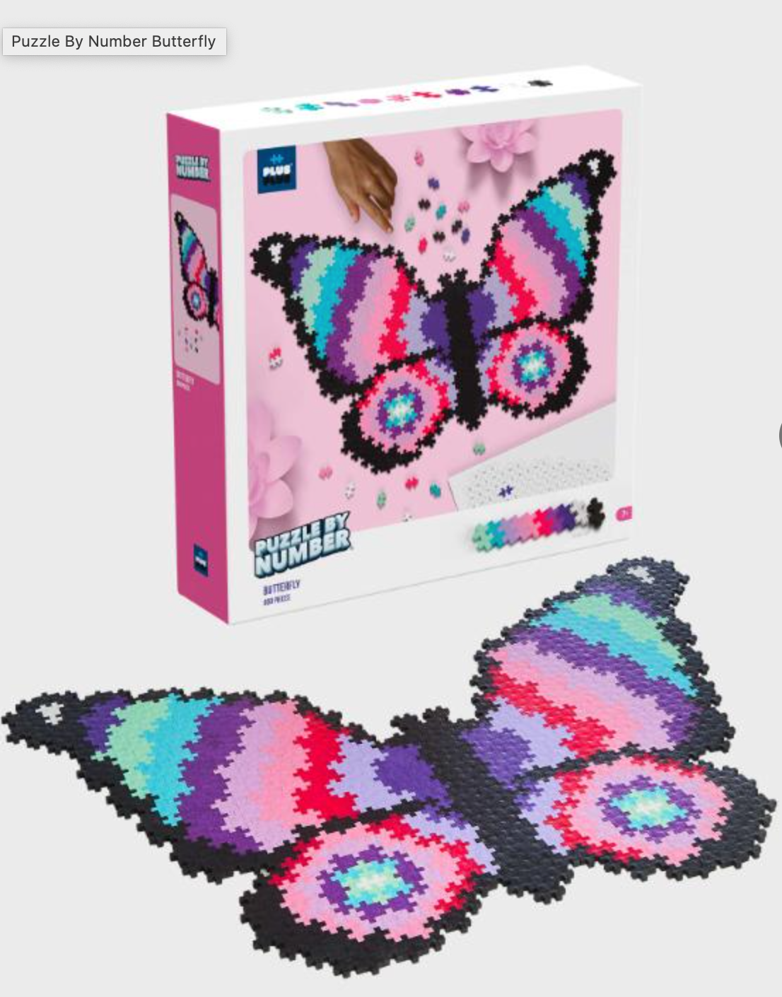 Puzzle By Number - Butterfly