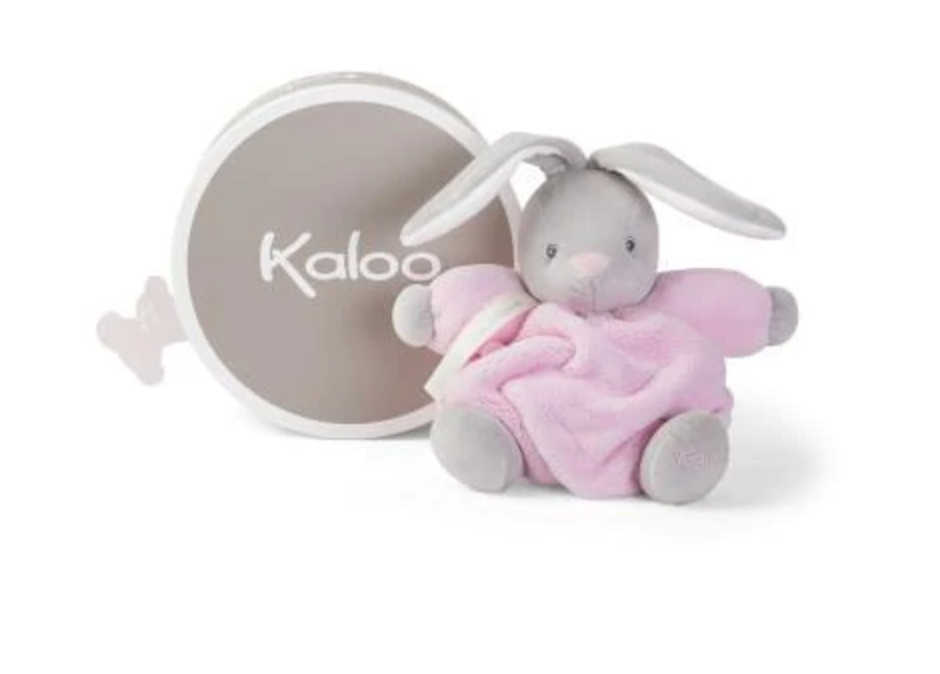 Chubby Rabbit Small Pink Plume