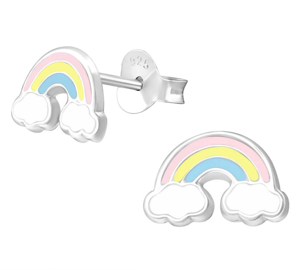 Rainbow Stud Earrings
