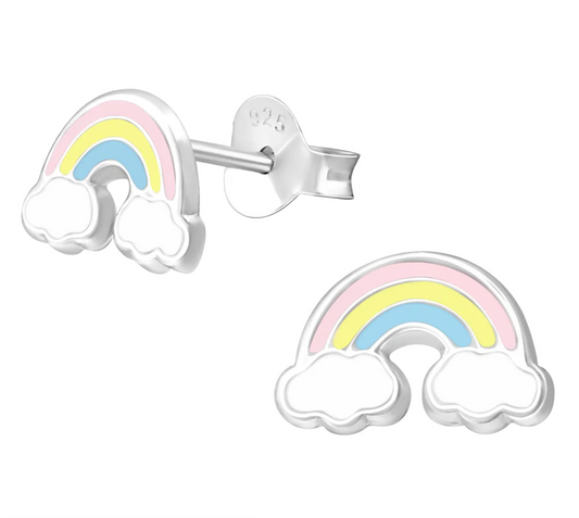 Rainbow Stud Earrings